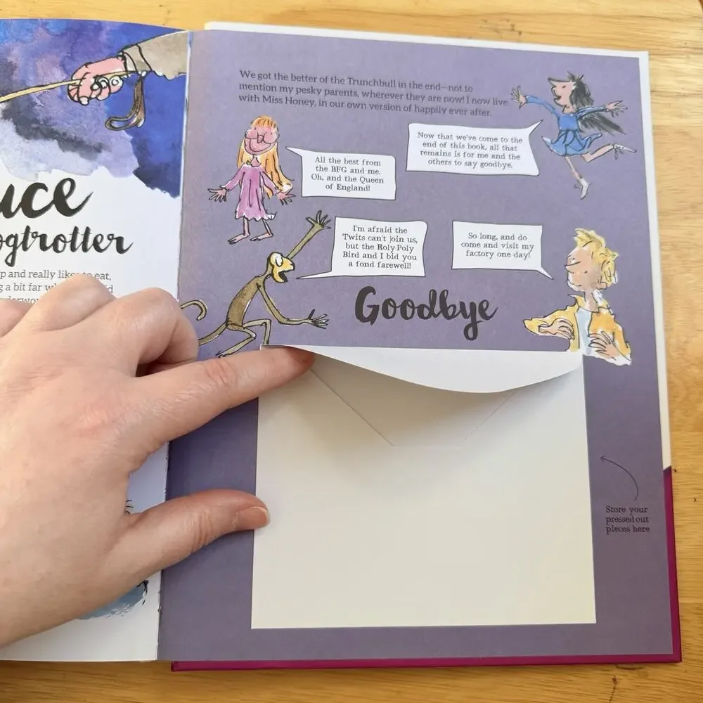 Roald Dahls Beastly Brutes and Heroic Human Beans Press Out Paper Adventure Book